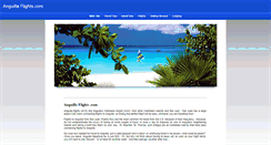 Desktop Screenshot of anguillaflights.com